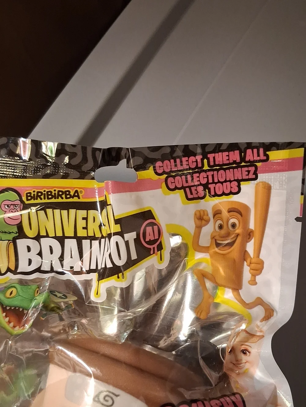 Universal Brainrot Squish Figure - Brown & Beige